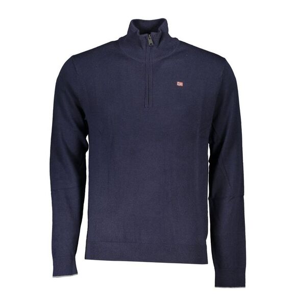Napapijri Blu Tessuto Mens Men's Sweater